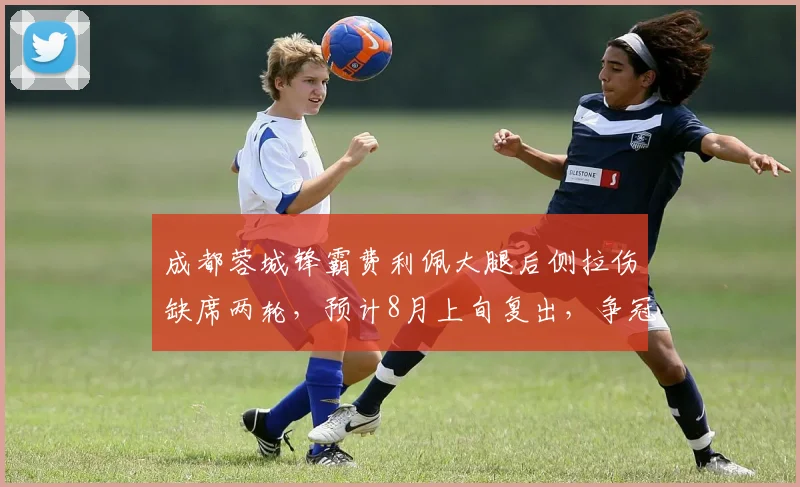 成都蓉城锋霸费利佩大腿后侧拉伤缺席两轮，预计8月上旬复出，争冠关键期